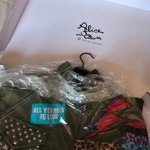Alice+Olivia military jacket